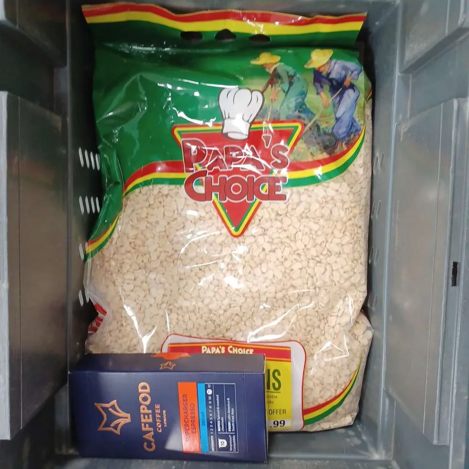 LOT OF APPROXIMATELY 10 FOOD AND DRINK ITEMS TO INCLUDE TEA, COFFEE AND PEANUT BUTTER