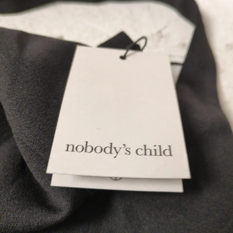 NOBODY'S CHILD BLACK MIDI DRESS – UK 8 (EU 36) WITH TAGS