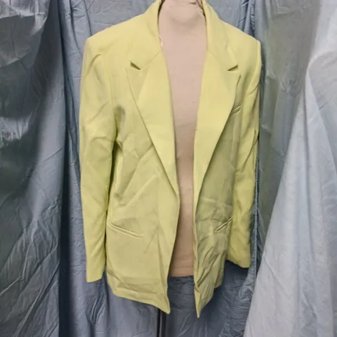 ZARA LIME GREEN BLAZER – WOMEN’S SIZE S