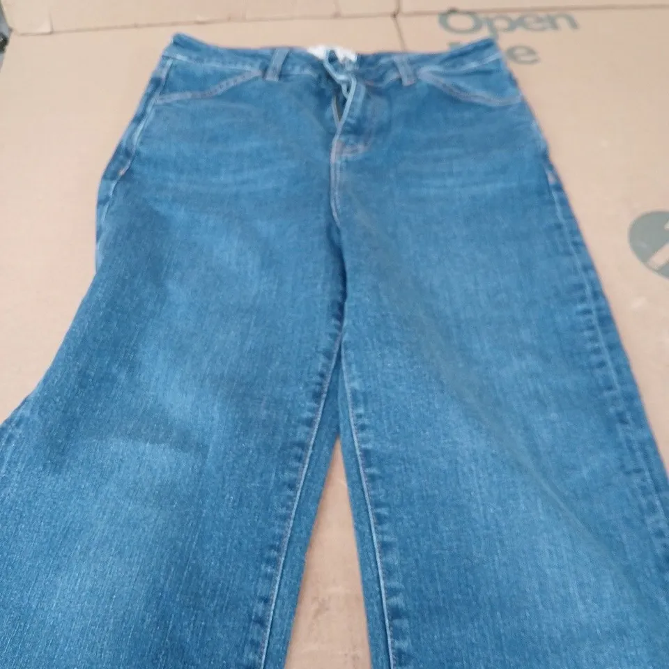FAT FACE ELISE WIDE LEG JEANS - UK 12S 