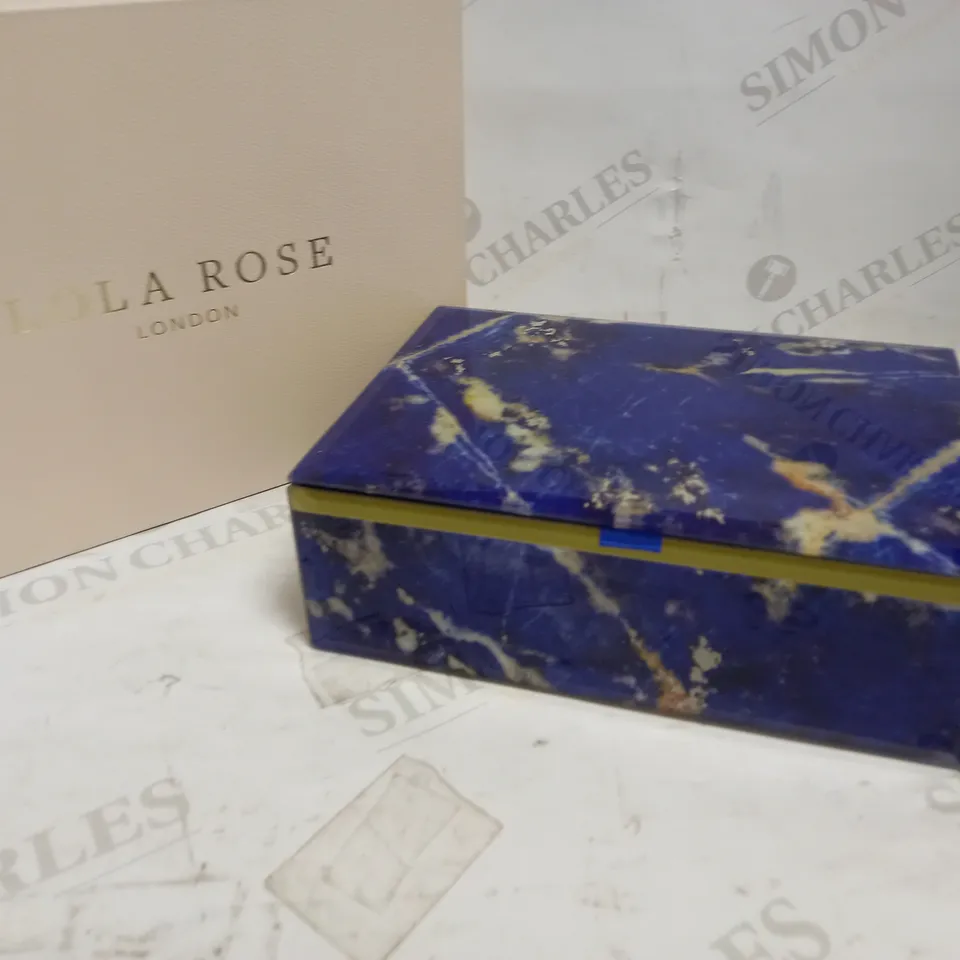 LOLA ROSE RECTANGULAR TREASURE BOX
