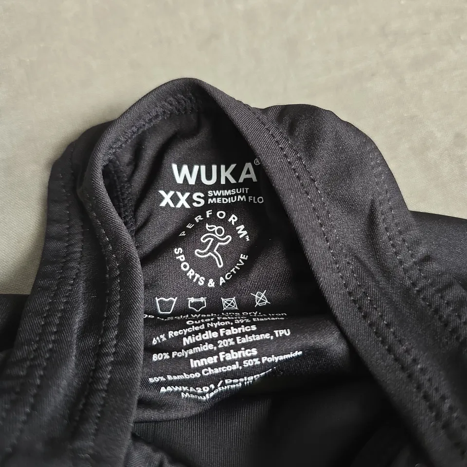 WUKA XXS BLACK SWIMSUIT