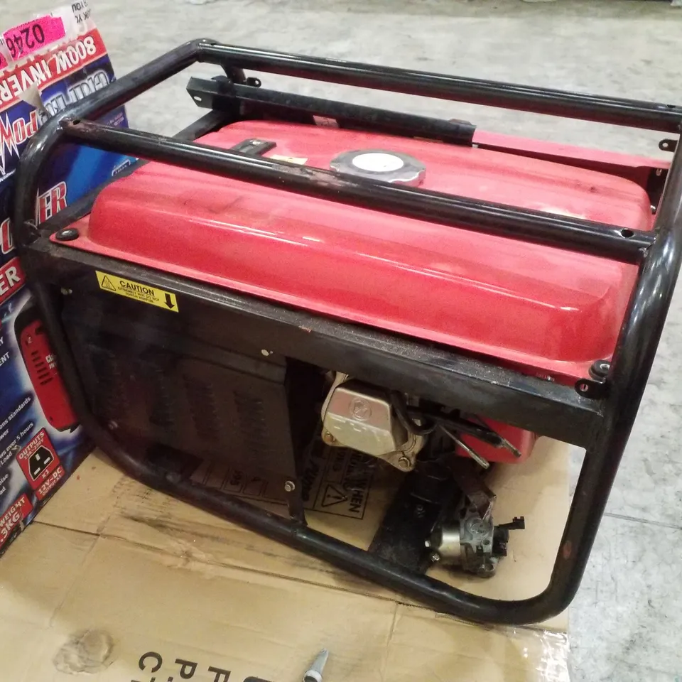 CLARKE PG3800ADV 3KVA DUAL VOLTAGE (230/110V) PETROL GENERATOR
