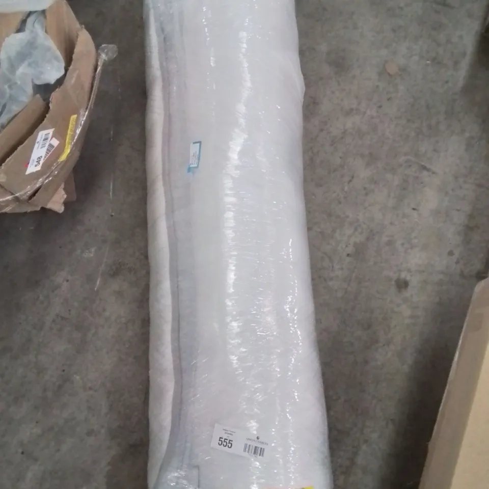QUALITY BAGGED AND ROLLED DUAL LAYER 600 HYBRID SMALL DOUBLE MATTRESS WITH BREATHABLE COOLING FABRIC 