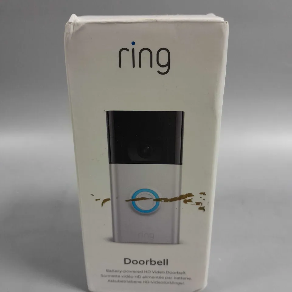 BOXED SEALED RING BATTERY POWERED HD VIDEO DOORBELL 