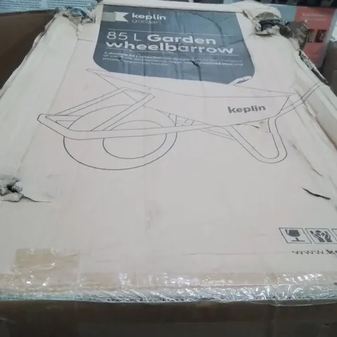 BOXED KEPLIN 85L WHEELBARROW 
