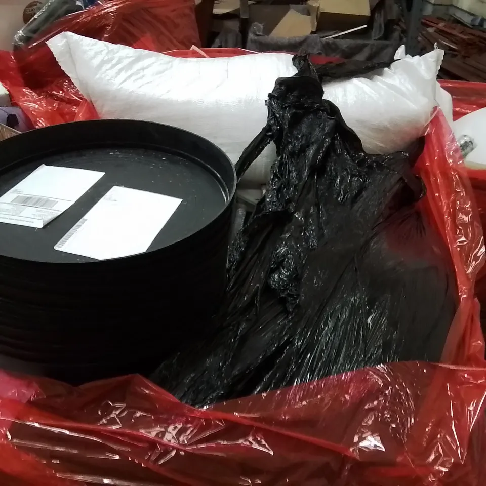 PALLET OF ASSORTED HOUSEHOLD GOODS AND PRODUCTS TO INCLUDE;LED CEILING PANEL,YOGA MAT,SPORT BANDS