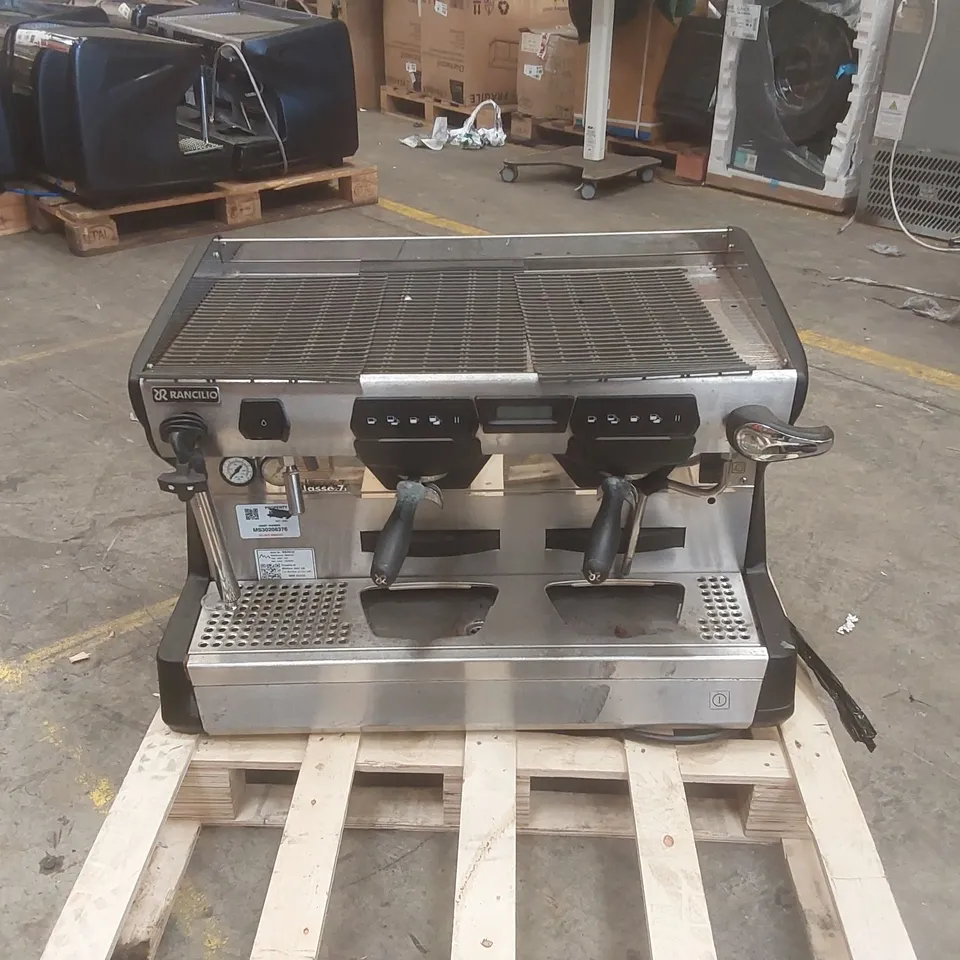 RANCILIO CLASSE 7 COMMERCIAL 2 GROUP COFFEE MACHINE