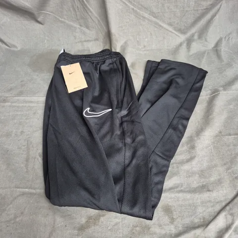 NIKE DRI-FIT TRACK PANTS IN BLACK SIZE L