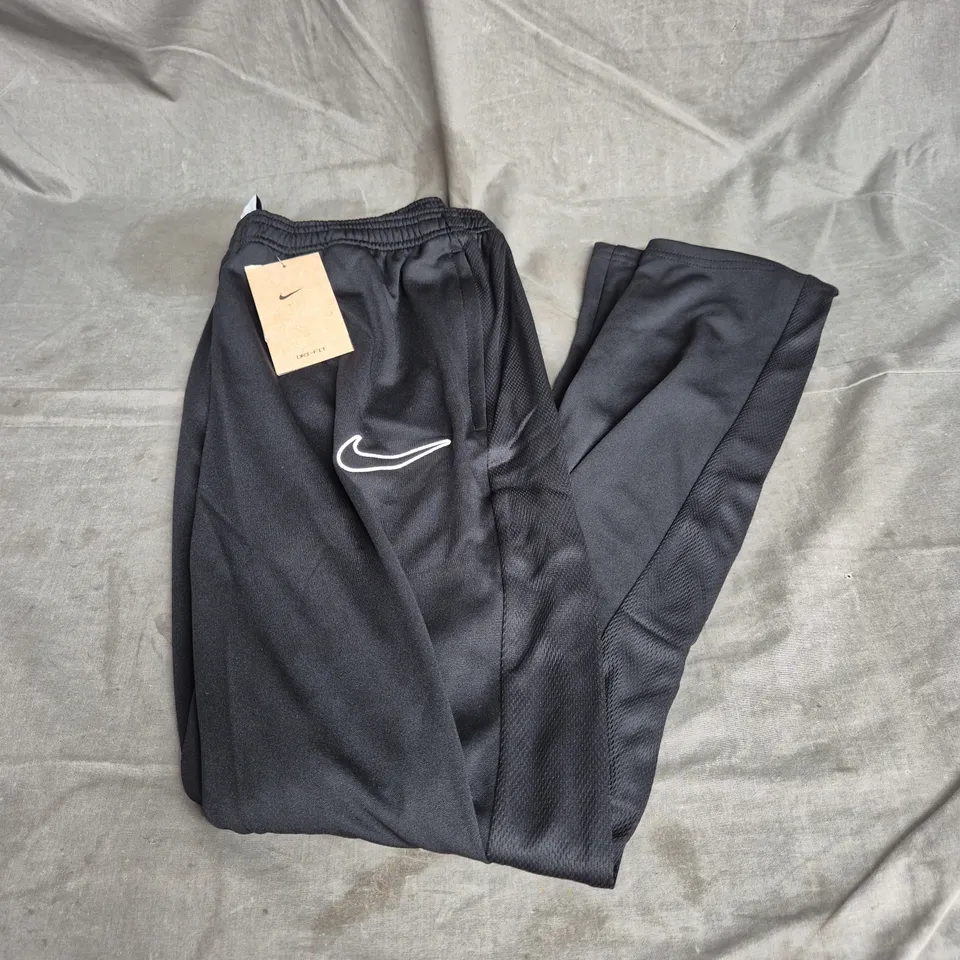 NIKE DRI-FIT TRACK PANTS IN BLACK SIZE L