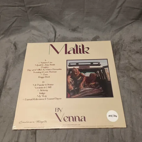 Malik – Vienna Limited Edition Vinyl LP (103/500)