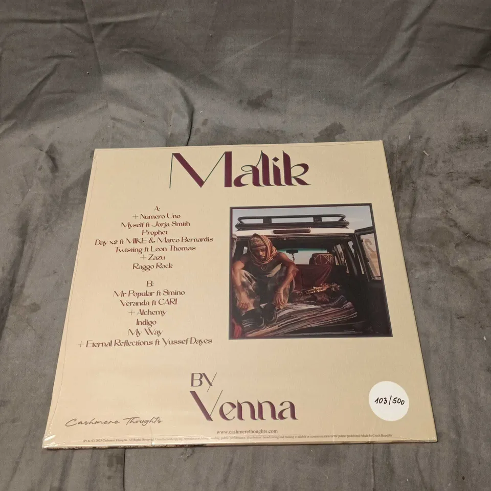 Malik – Vienna Limited Edition Vinyl LP (103/500)