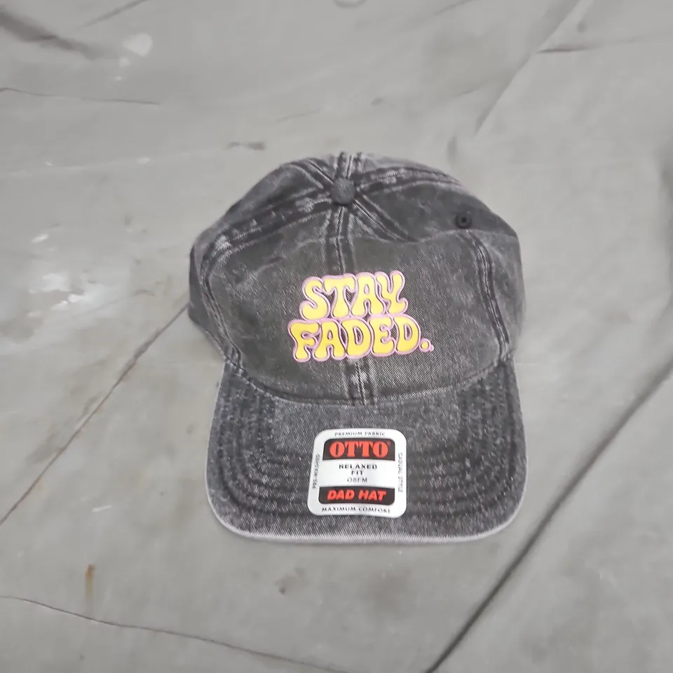 OTTO DENIM DAD HAT – 'STAY FADED' EMBROIDERY