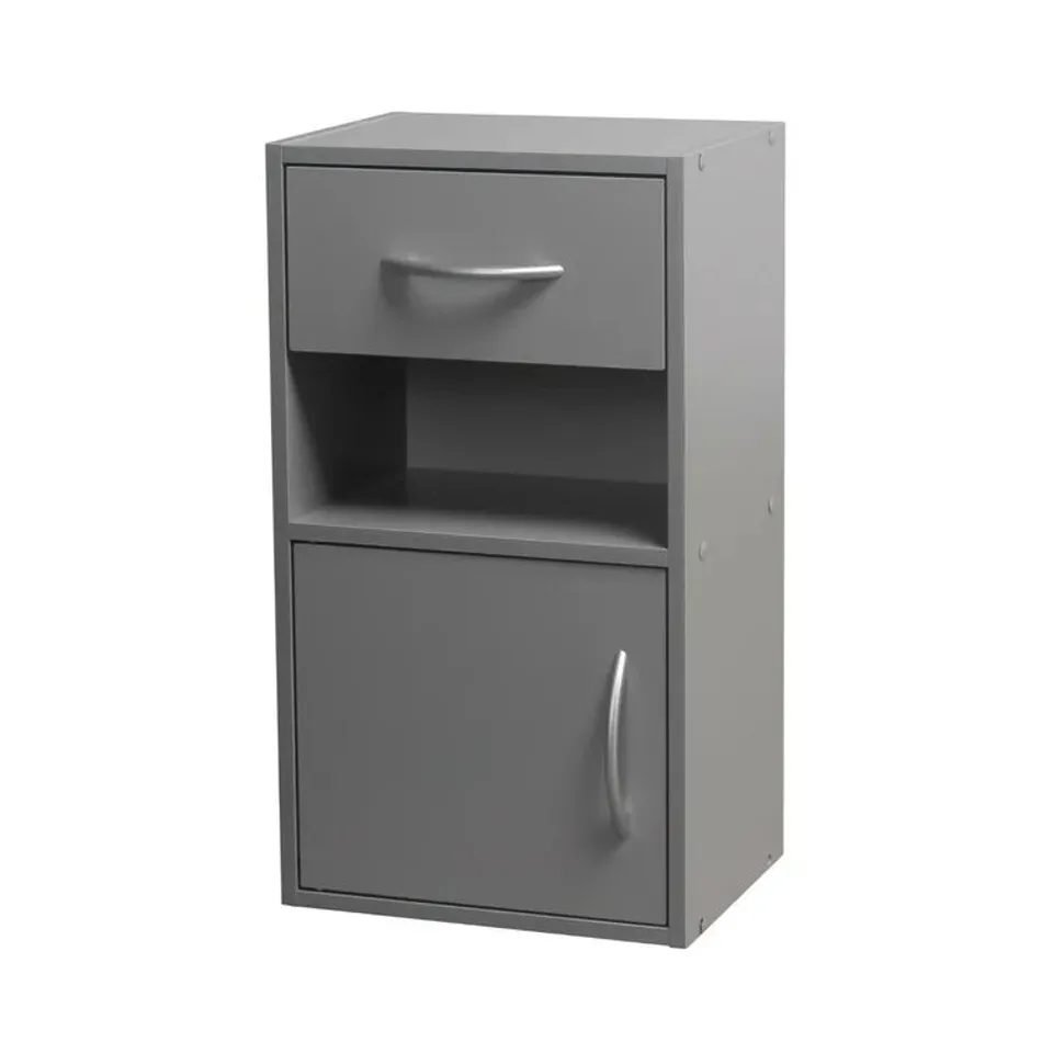 BOXED BARAA MANUFACTURED WOOD BEDSIDE TABLE