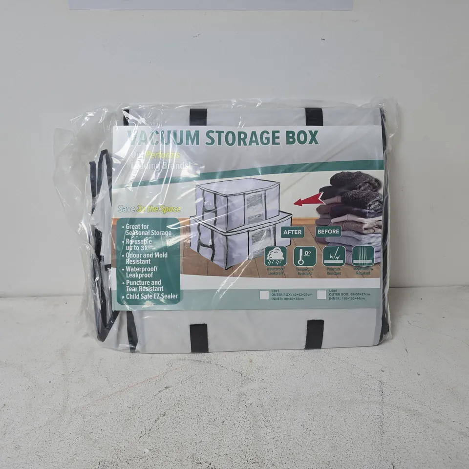 APPROXIMATELY 8 BAGGED VACUUM STORAGE BOX SETS - COLLECTION ONLY