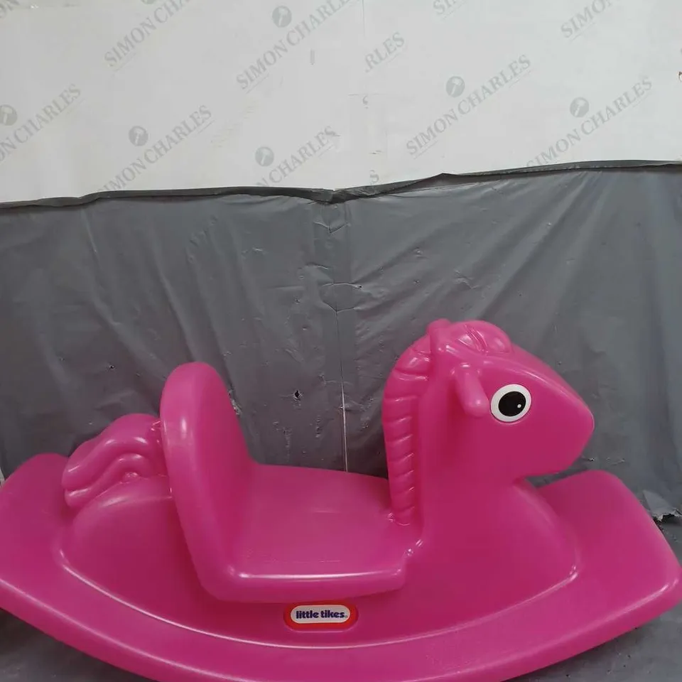 BOXED LITTLE TIKES ROCKING HORSE - PINK RRP £30