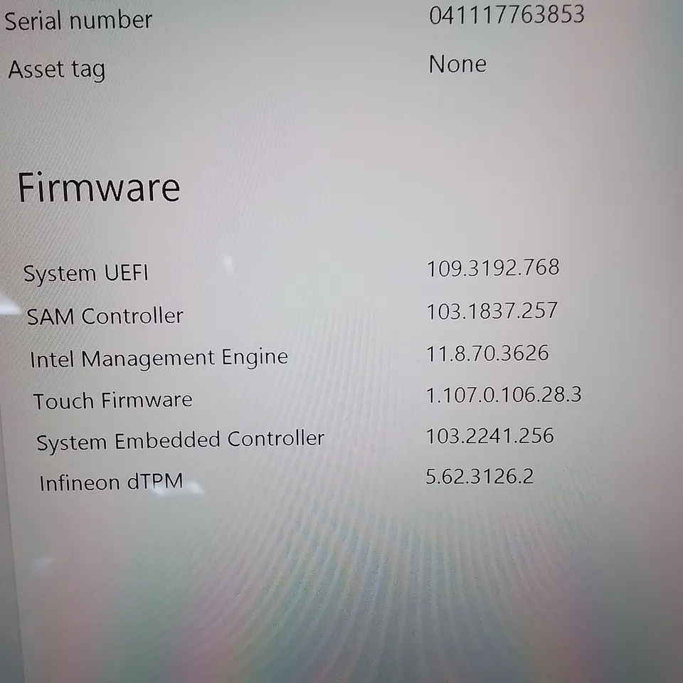 UNBOXED MICROSOFT SURFACE 4 256 GB WITH DETACHABLE KEYBOARD 