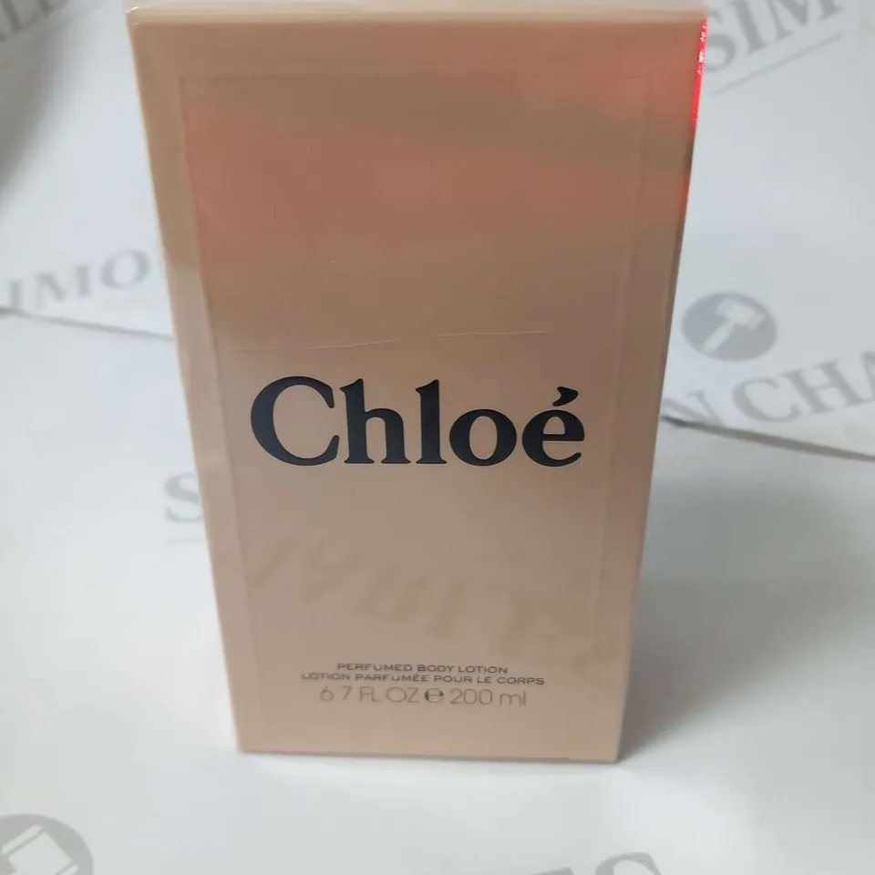 BOXED AND SEALED CHLOE PERFUMED BODY LOTION 200ML