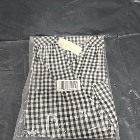 BOX OF APPROXIMATELY 15 DANNII MINOGUE CHECK WRAPPED DRESS - VARIOUS SIZES 