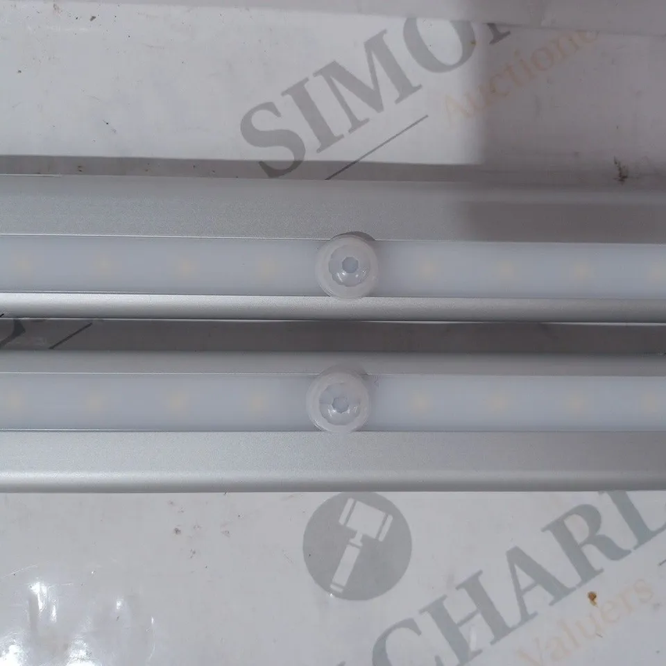 SFIXX BRUSHED ALUMINIUM PIR MOTION SENSOR LIGHTS DUO