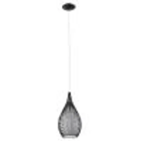 BOXED EGLO RAZONI PENDANT LIGHT BLACK