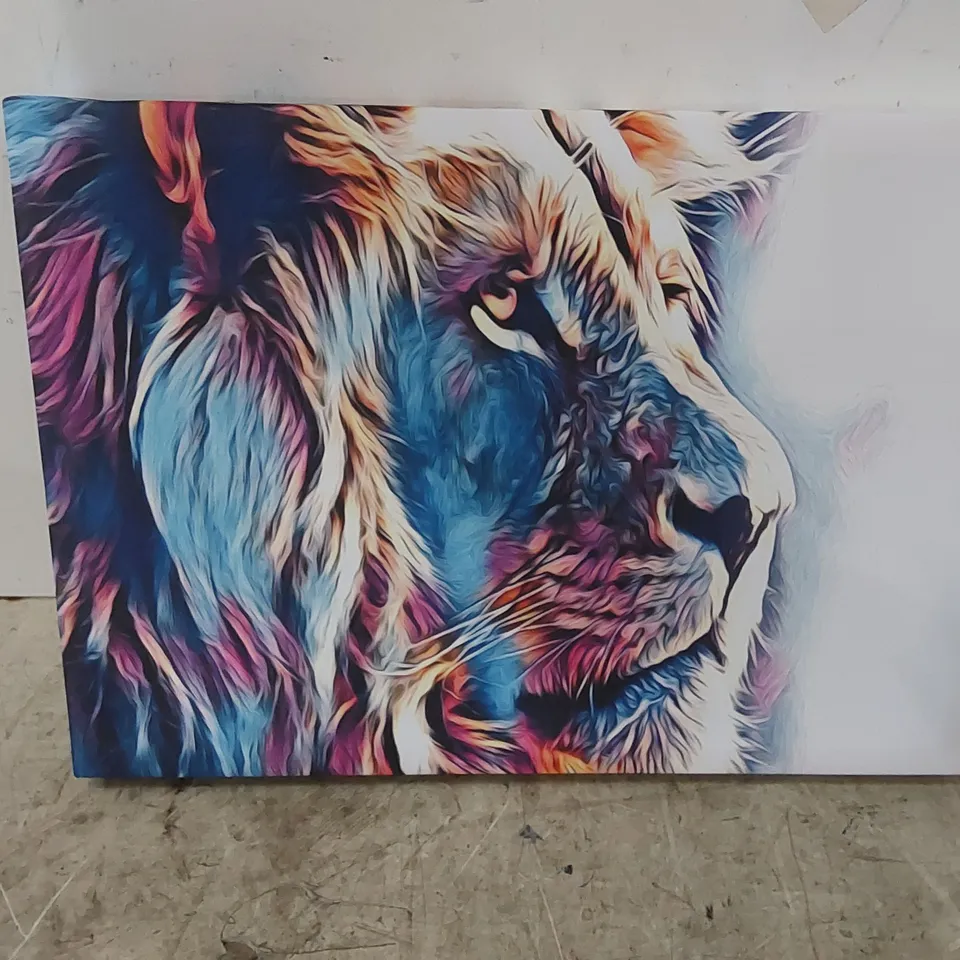 CANVAS PAINTING - COOL BLUE LION (1 ITEM)