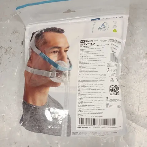 SEALED FISHER & PAYKEL EVORA FULL FACE PAP THERAPY MASK EVF1LU