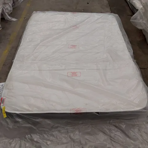 QUALITY BAGGED 4'6" DOUBLE MEMORY FOAM SPRUNG OPEN COIL MATTRESS