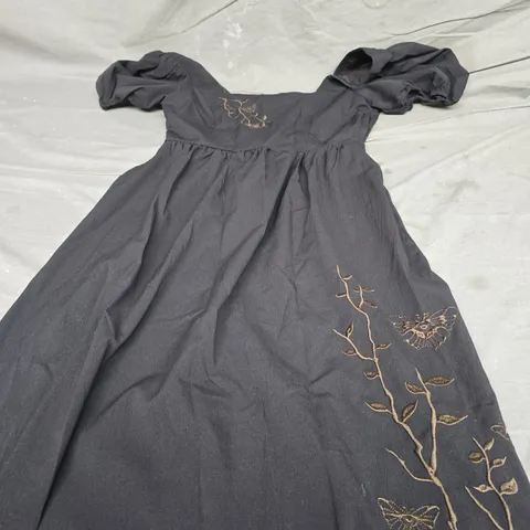 DISTURBIA CRESSIDA BUTTERFLY MIDI DRESS - SIZE 10
