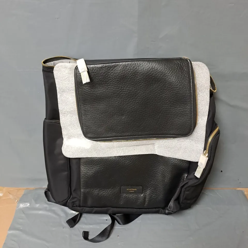 STORKSAK ALYSSA BLACK BAG