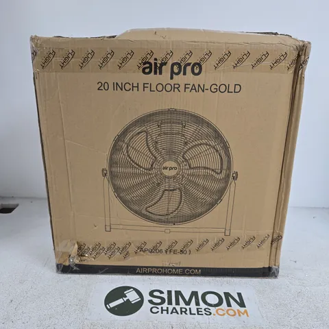 AIR PRO 20-INCH FLOOR FAN – GOLD 