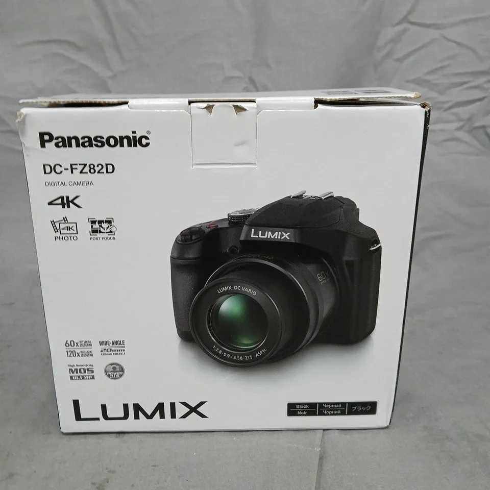 PANASONIC DMC-FZ82D 18MP BRIDGE CAMERA - BLACK