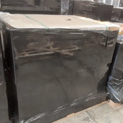 PALLET CONTAINING A LARGE ASSORTMENT OF BATHROOM FURNITURE PARTS INCLUDING: VELDEAU VANITY WALL HANGING CARCASSES ECT
