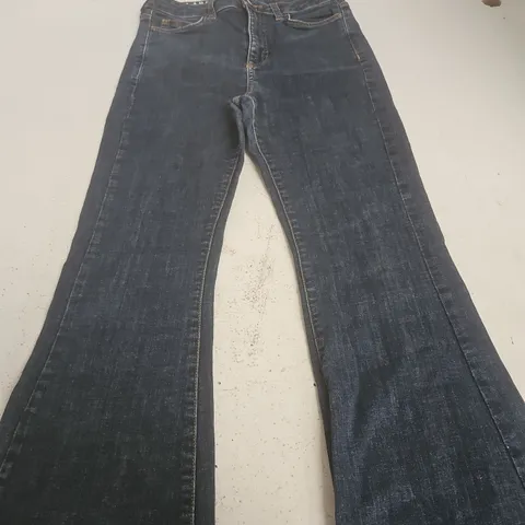 M&S DENIM JEANS β WOMEN'S FLARE FIT, INDIGO BLUE SIZE 10