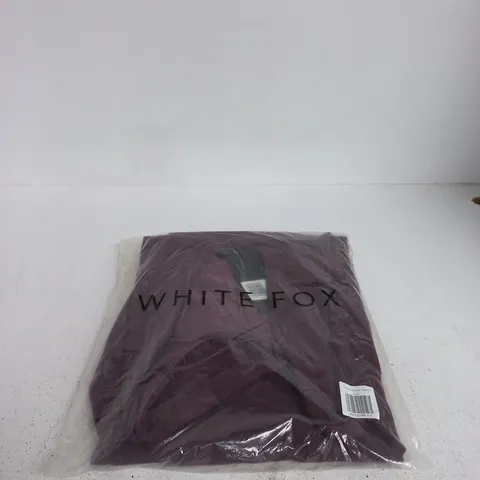 WHITE FOX THIS VOICE MAXI DRESS PLUM SMALL