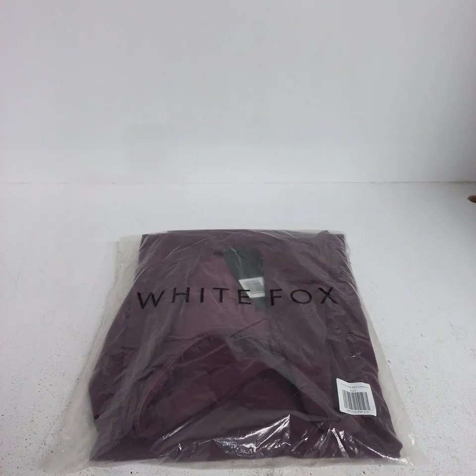 WHITE FOX THIS VOICE MAXI DRESS PLUM SMALL