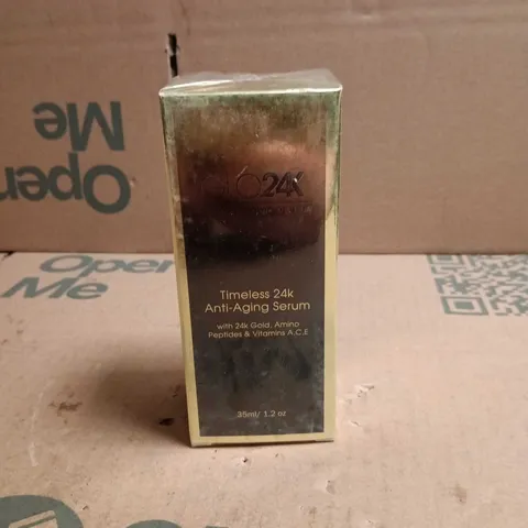GLO24K TIMELESS 24K ANTI AGEING SERUM 35ML BOXED