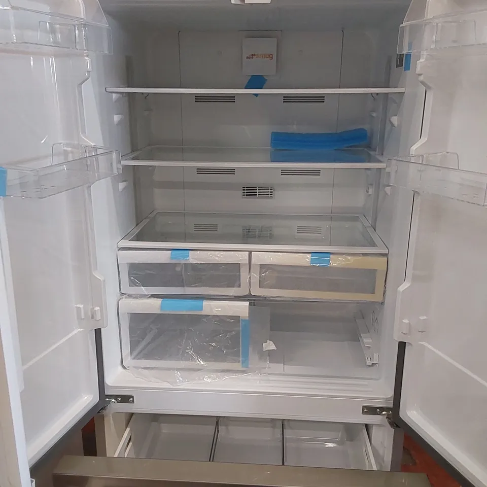 SMEG FQ55FX1 AMERICAN FRIDGE FREEZER - STEEL
