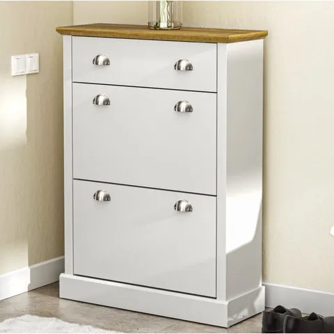 BOXED OCTAVE SUFY 2 DOOR 1 DRAWER SHOE CABINET