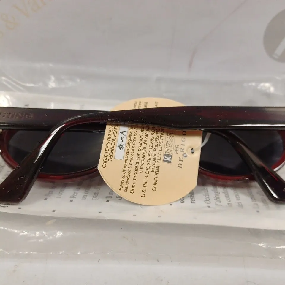 BOX OF APPROX 8 STING 6048 RED SUNGLASSES 