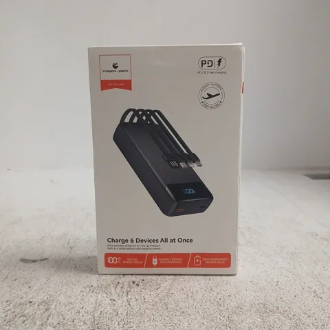 POWER-SAFE CHARGE 6 DEVICES ALL AT ONCE POWER BANK 20000MAH