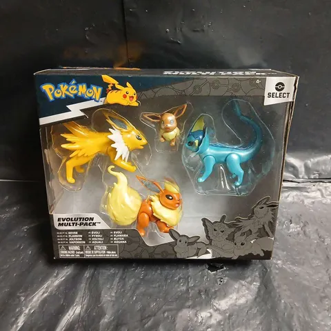 POKÉMON EVOLUTION MULTI-PACK FIGURES – BOXED SET OF 4 EEVEE EVOLUTIONS