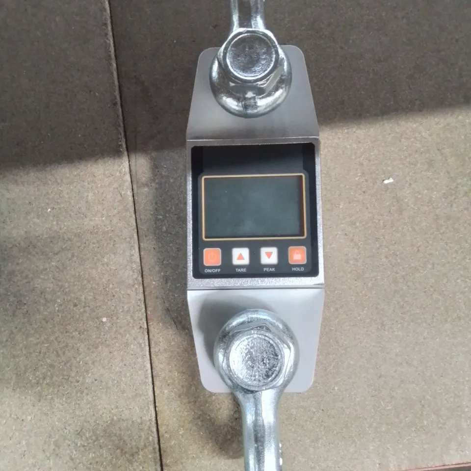 A BOXED METAL CRANE SCALE 