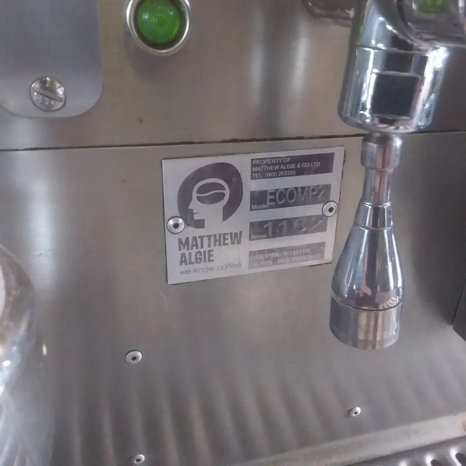 MATHEW ALGIE COFFEE MACHINE - ECOMP2