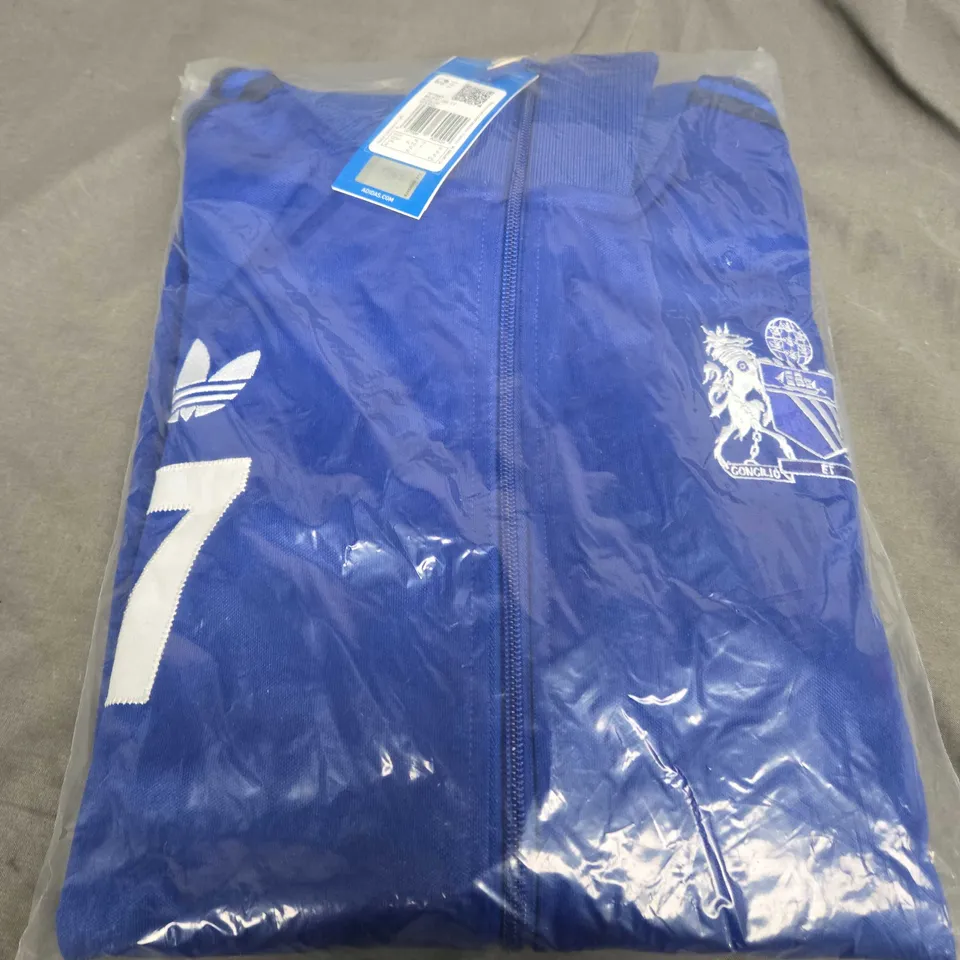 SEALED ADIDAS X MANCHESTER UNITED BLUE JACKET - NUMBER 7 - XL