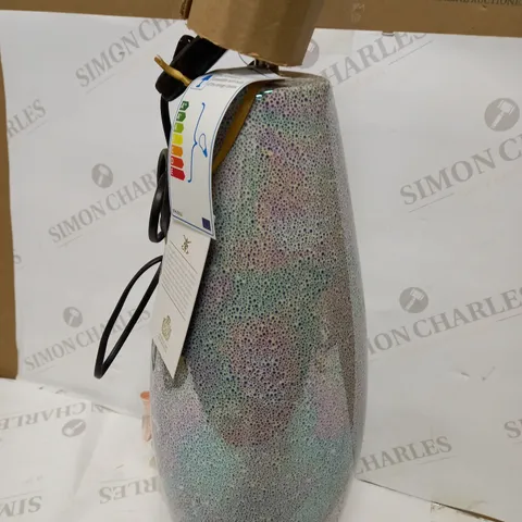 DAR LIGHTING TABLE LAMP - IRIDESCENT GLAZED