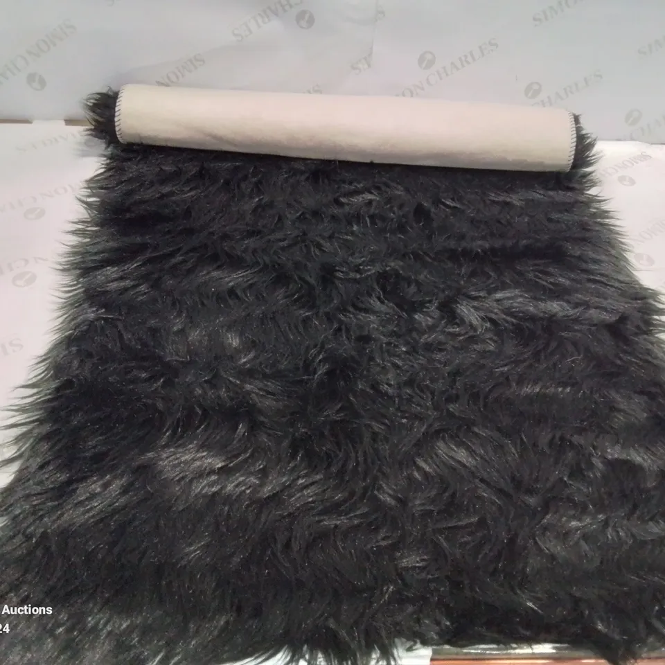 BRAND NEW PACO HOME 960 PLAYA DESIGN 60X100CM SHAGGY BLACK RUG