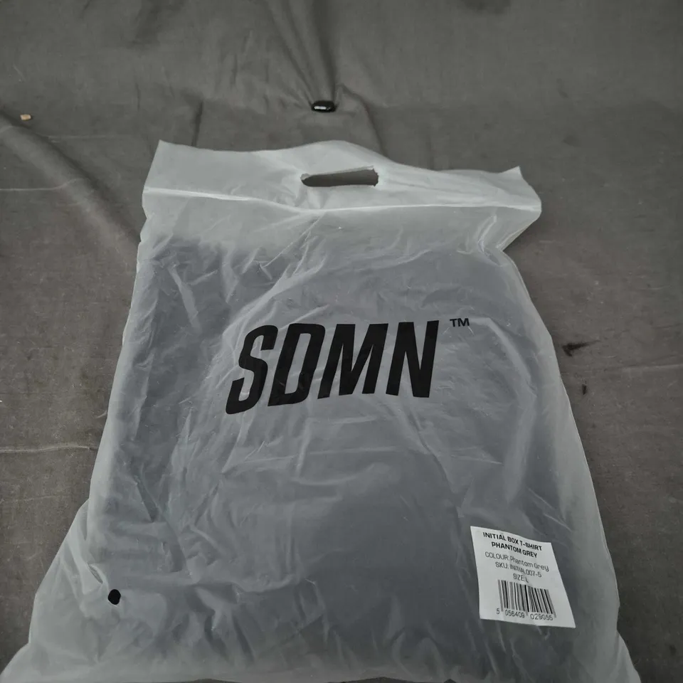 SIDEMEN INITIAL BOX T-SHIRT – PHANTOM GREY, SIZE L