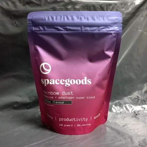 SPACEGOODS RAINBOW DUST MUSHROOM + ADAPTOGEN SUPER BLEND COFFEE FLAVOUR FOOD SUPPLEMENT