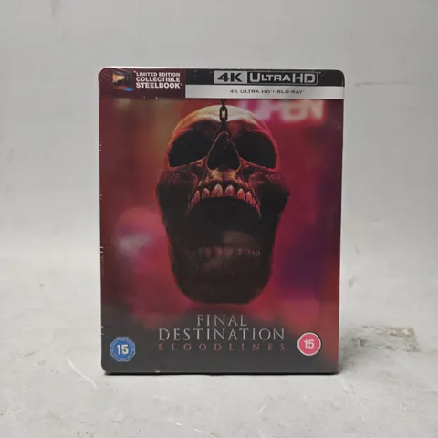 SEALED FINAL DESTINATION: BLOODLINES LIMITED EDITION 4K ULTRA HD STEELBOOK